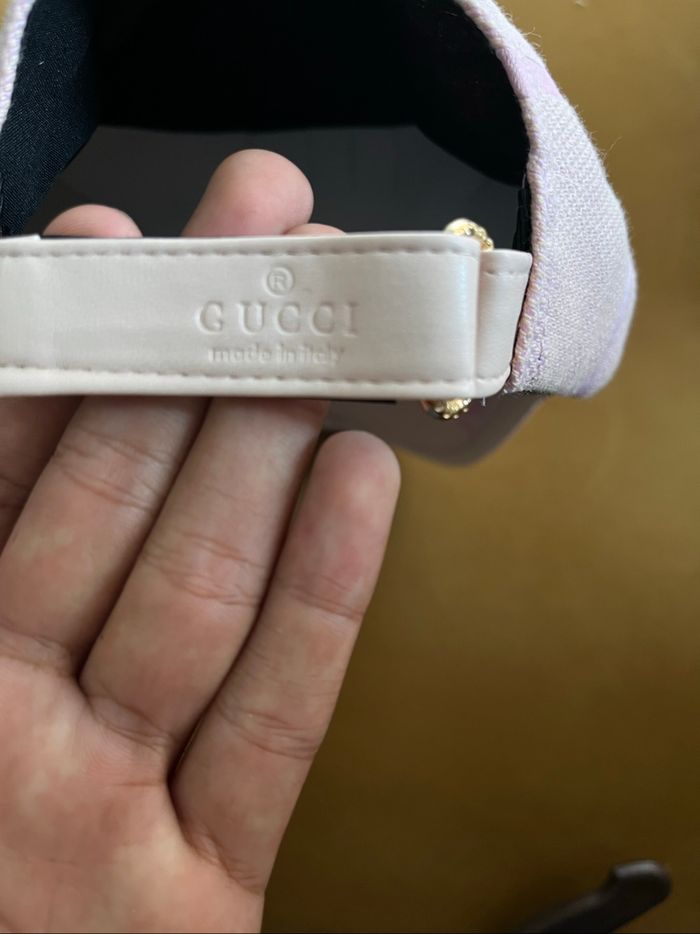 Casquette gucci rose - photo numéro 4