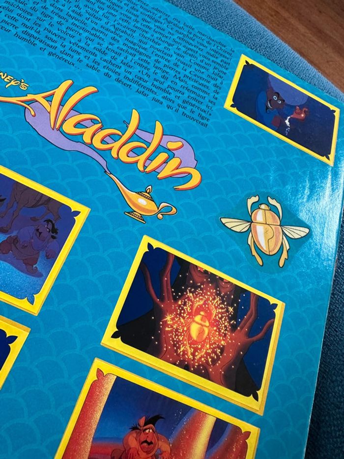 Album Panini images complet Disney Aladdin lampe magique Jasmine stickers autocollants - photo numéro 3