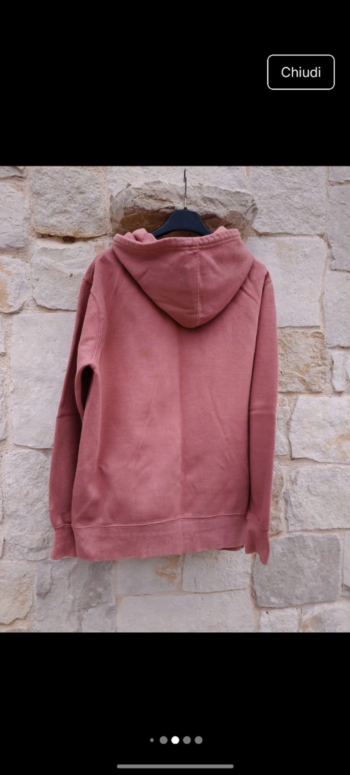 Felpa con cappuccio rosa cipria taglia S unisex - photo numéro 6