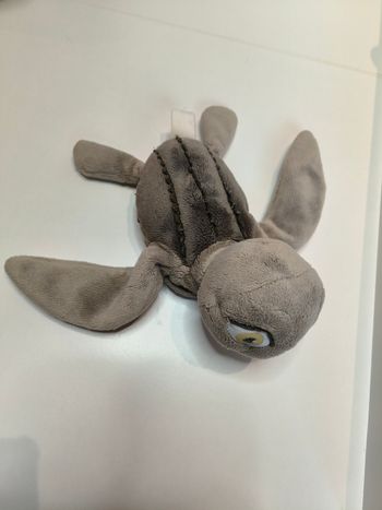 Peluche tortue des mers gris marron