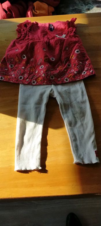 Ensemble pantalon tunique 18 mois