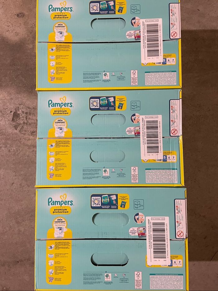 75€ les 240 couches Pampers Premium Protection T5 (11 - 16 kg) - photo numéro 2