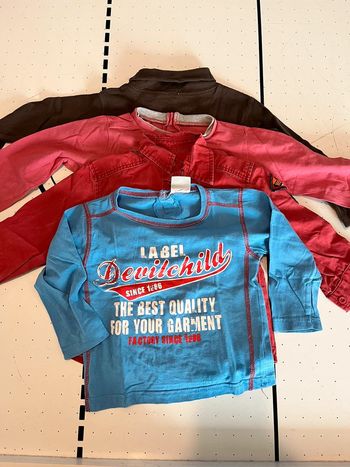Lot 4 tshirts manches longues