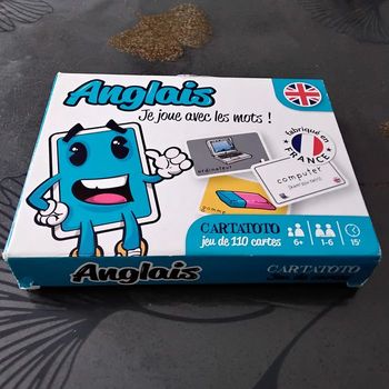 Je joue avec les mots Anglais Cartatoto