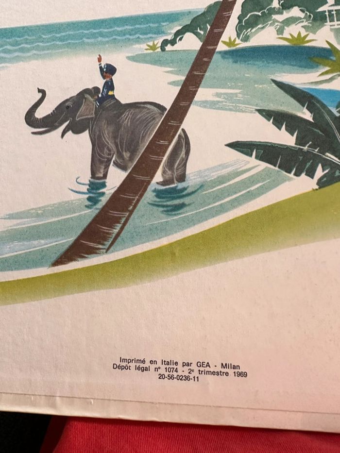 1969 Livre ancien Caroline aux Indes Grands albums Hachette Pierre Probst - photo numéro 5