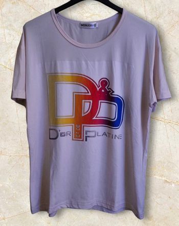Tee shirt D'or et platine 
