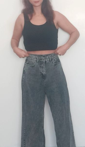 Jean large noir taille 27 (36/38)