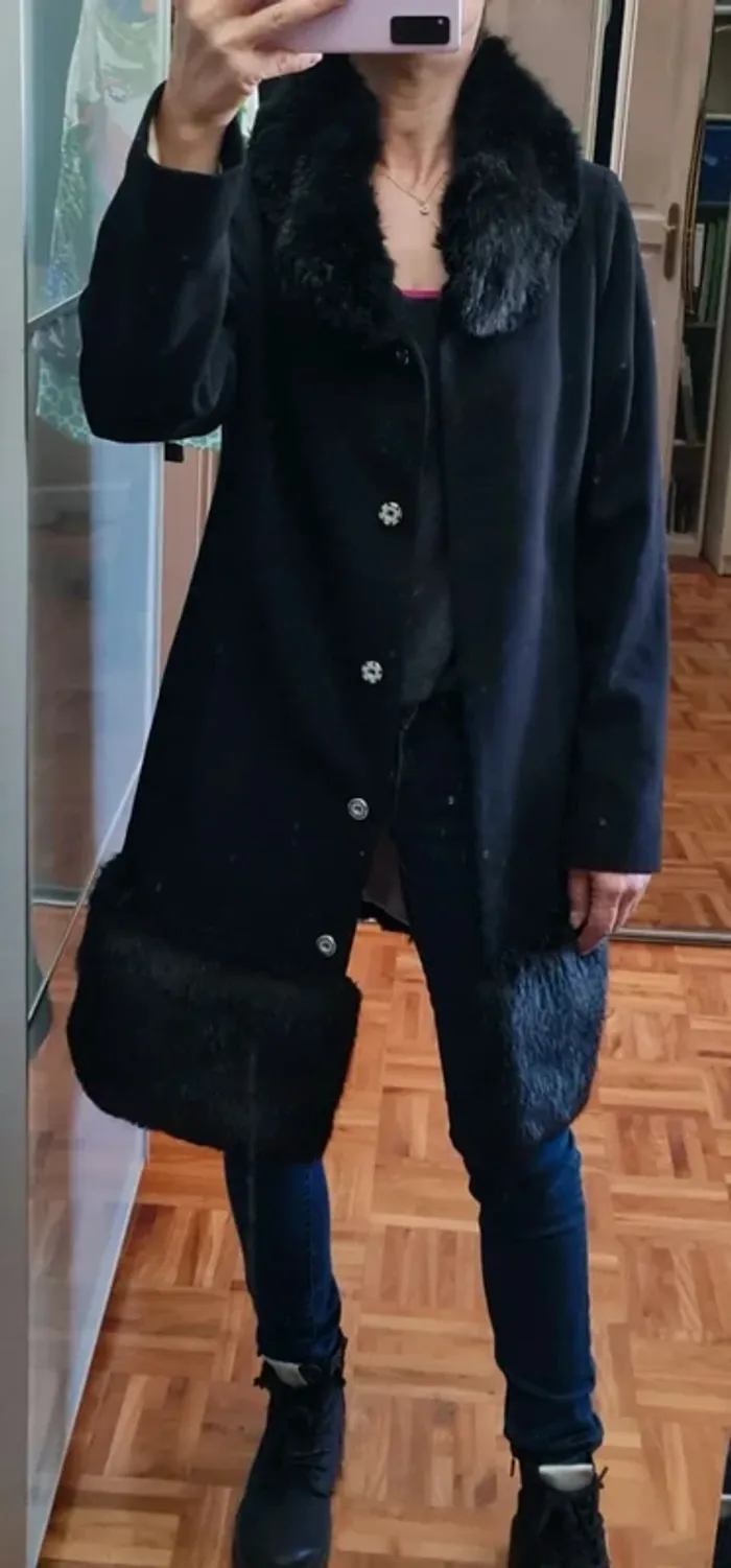 Manteau mi saison Trussardi Jeans T40 FR - photo numéro 2