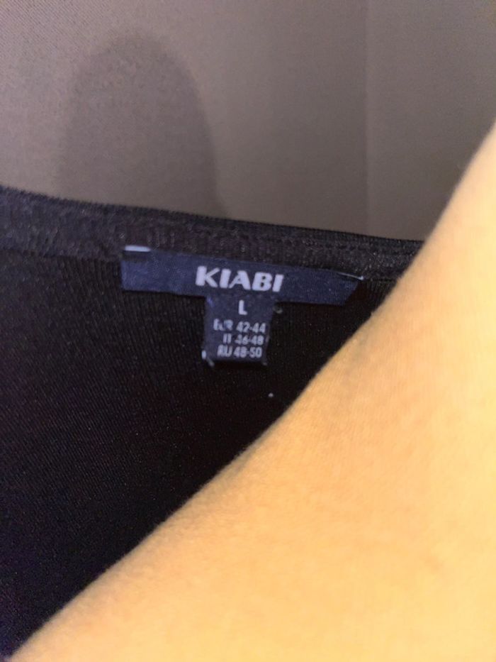Body cache cœur kiabi taille L noir - photo numéro 5