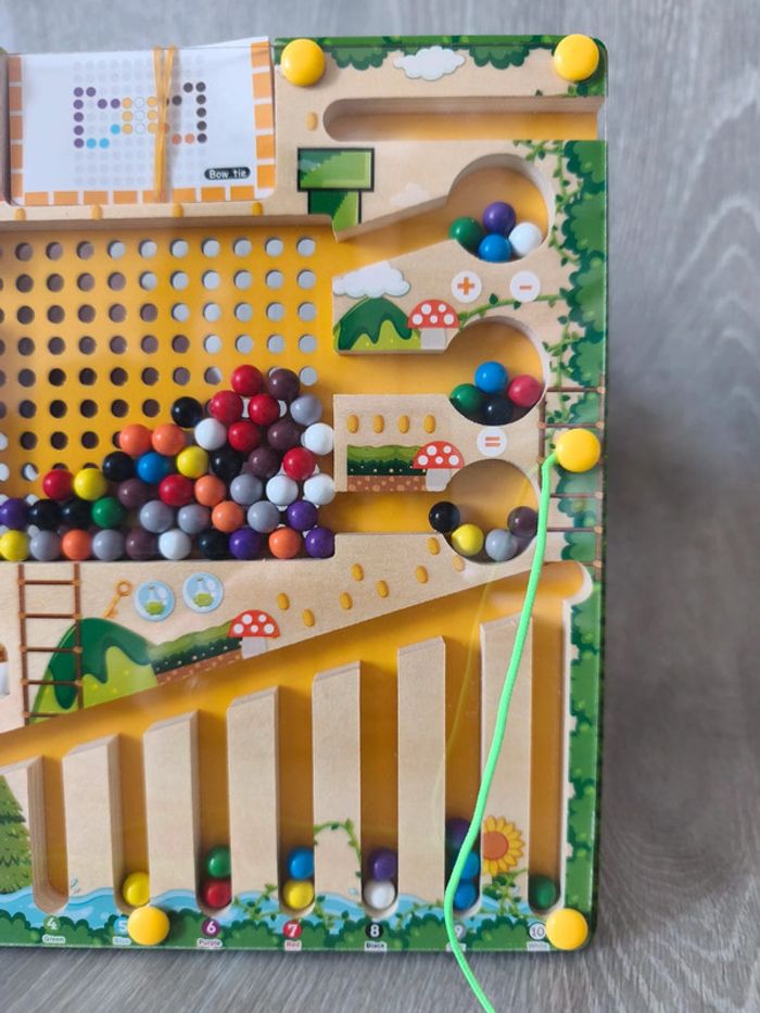 Jeu en bois magnétique de classification des couleurs Montessori - photo numéro 5