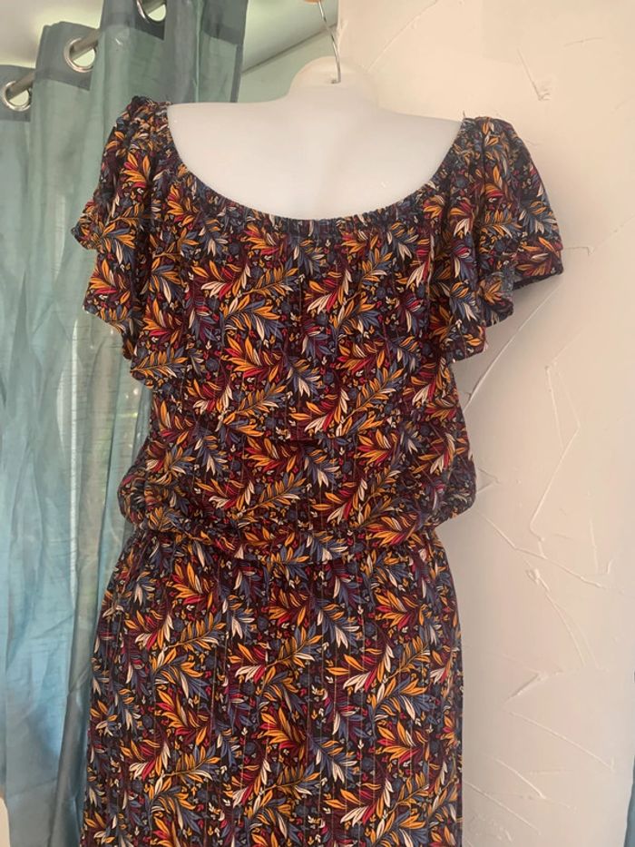 Robe été In Extenso taille 40 motifs feuilles - photo numéro 7