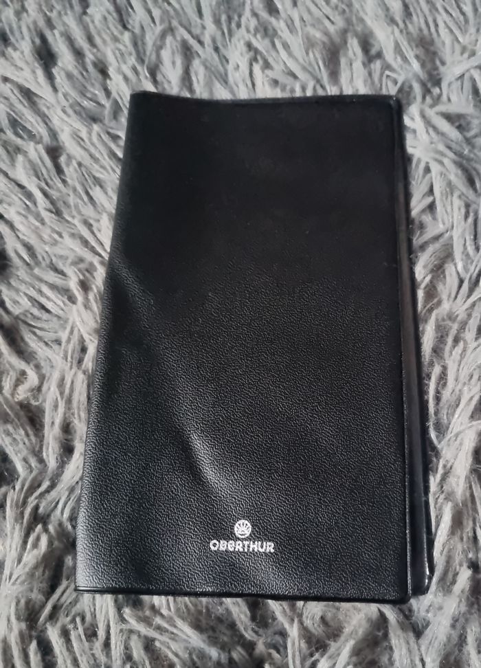 Protège cahier noir