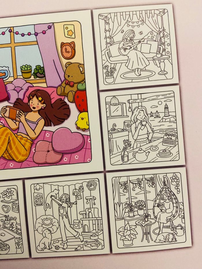 Coloriage cozy home - photo numéro 3