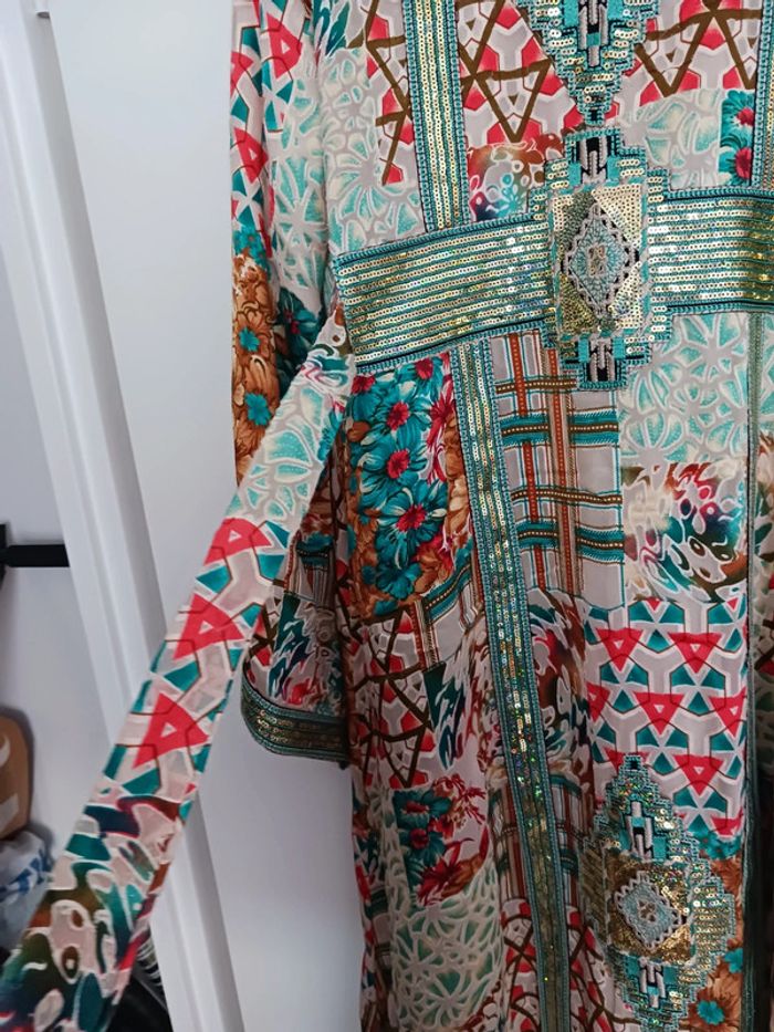 Robe de soirée à motif Taille L 40 - photo numéro 2