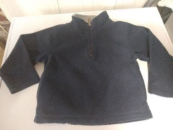 polaire Boutchou 3 ans bleu marine