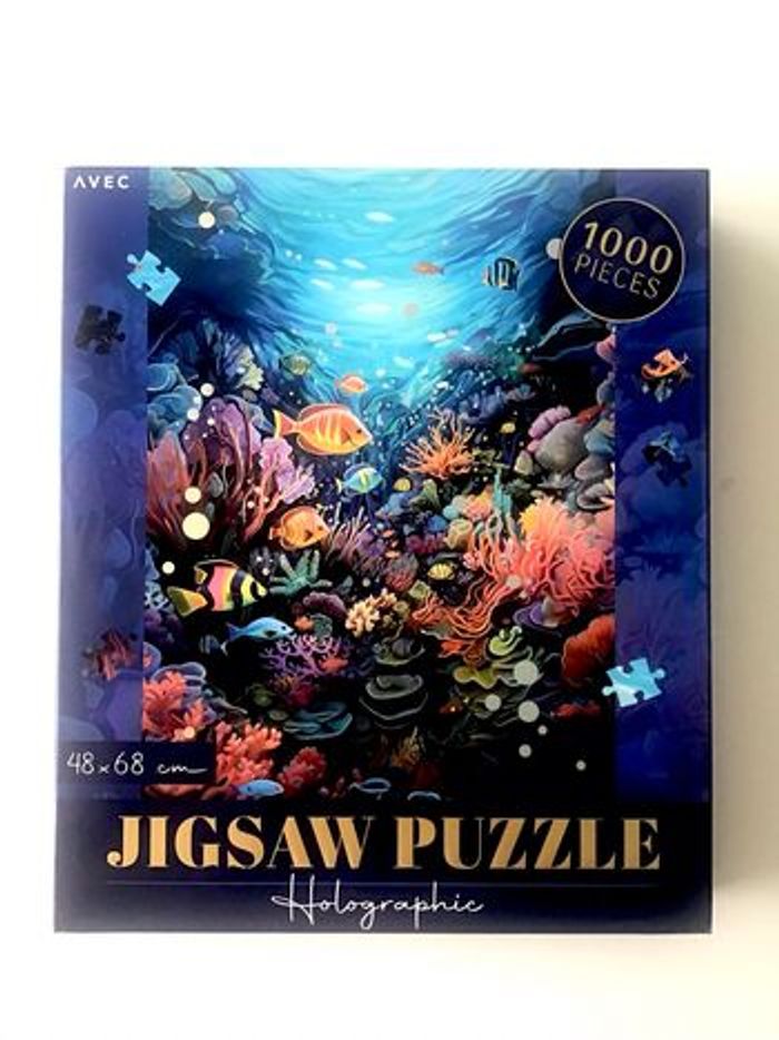 Puzzle 1000 pièces fonds marins avec effets holographiques - photo numéro 2