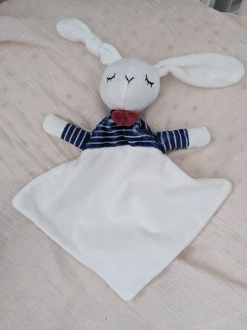 Doudou lapin blanc Envie de Fraise