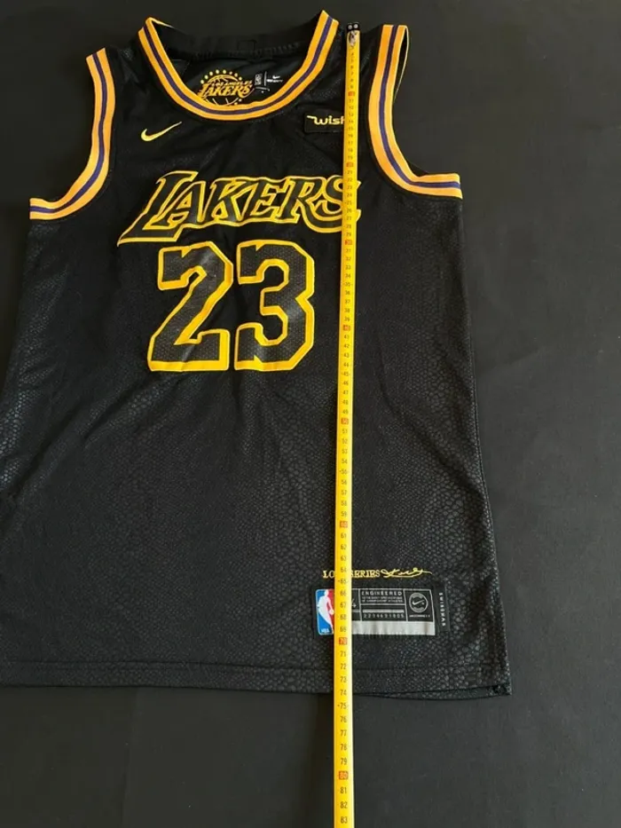 Maillot Lakers Numéro 23 Lebron James Swingman - photo numéro 2