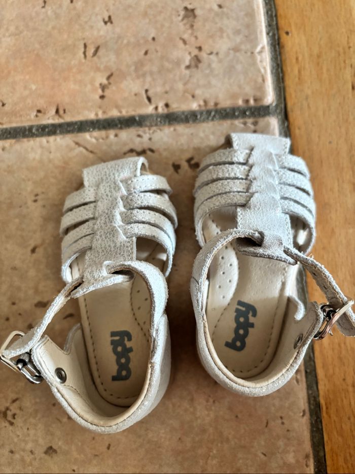 Sandales fille cuir 19 - photo numéro 3