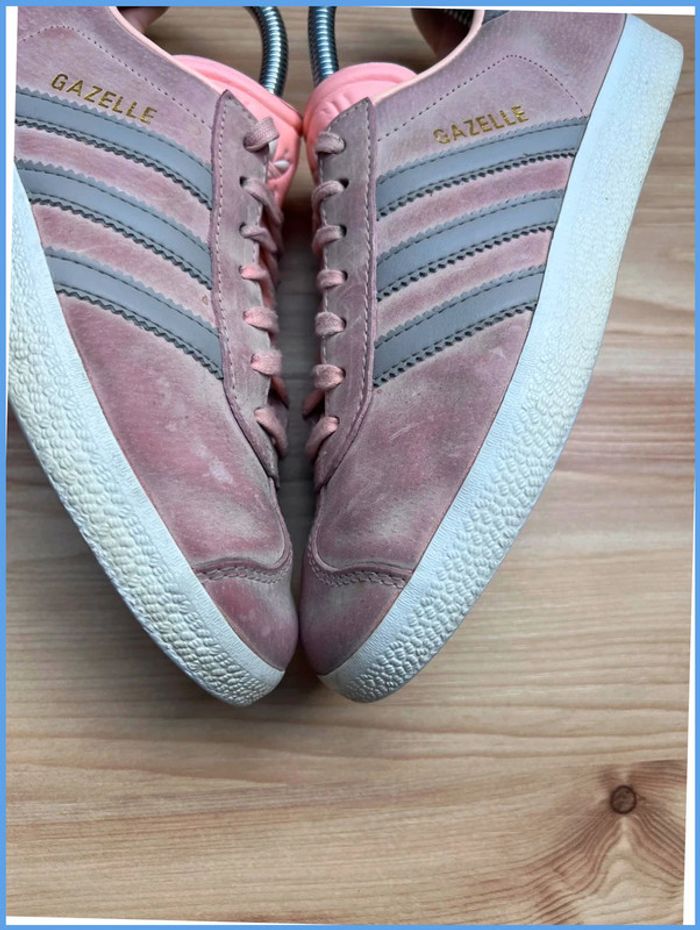Adidas Gazelle Rose Suède – Pointure 37 1/3 Femme - photo numéro 6