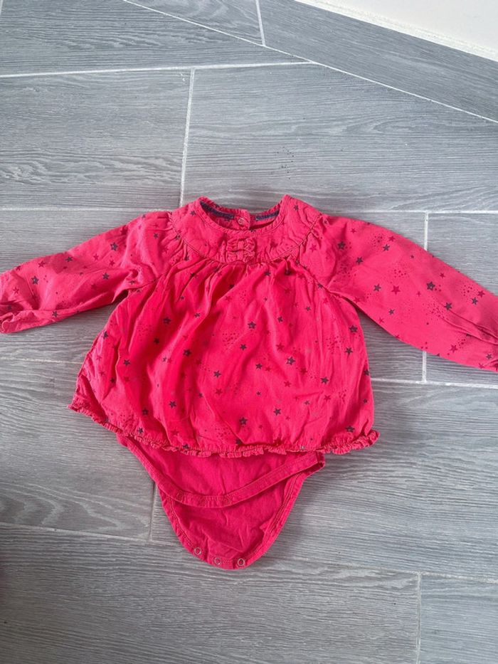 Blouse avec body intégré