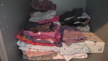 Lot vêtements fille hiver 12 mois 