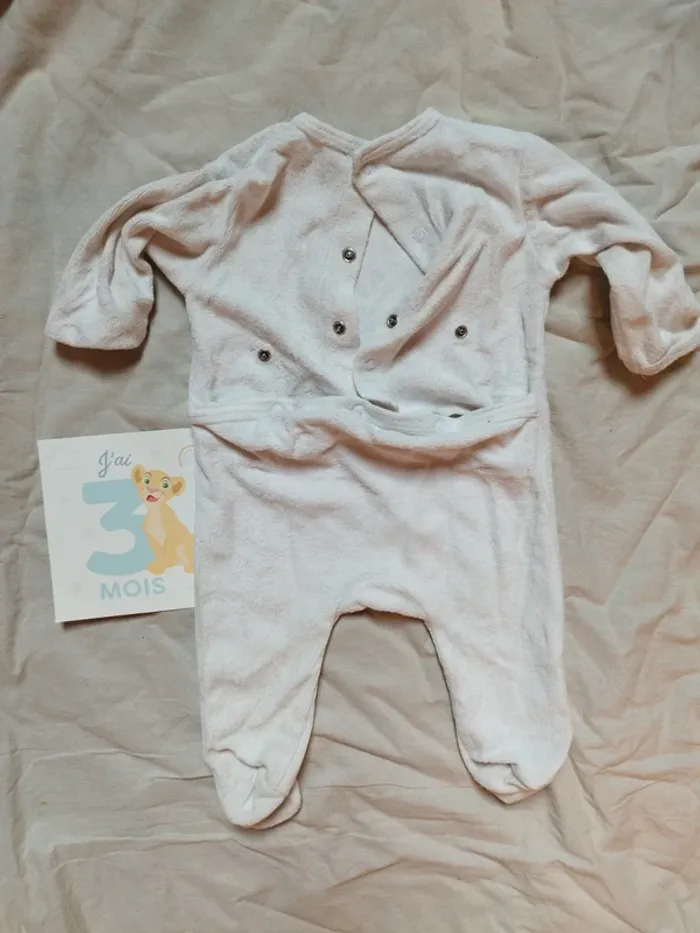 Pyjama polaire j'aime ma maman - photo numéro 3
