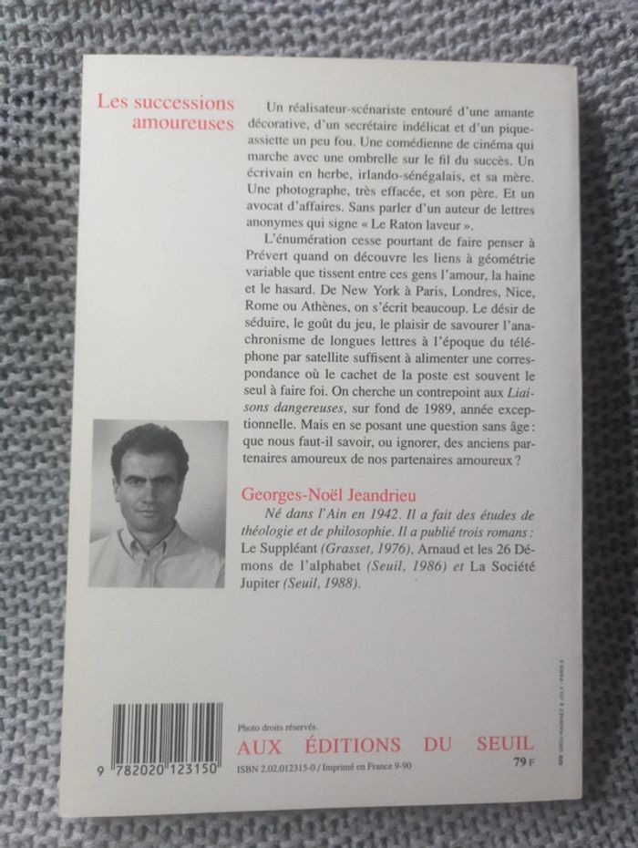Georges-Noël Jeandrieu - Les successions amoureuses - photo numéro 2