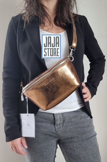 Magnifique Sac Banane🍌 Cuivre Brillant David Jones🤩