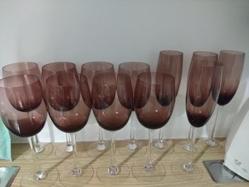 Verres et flûtes