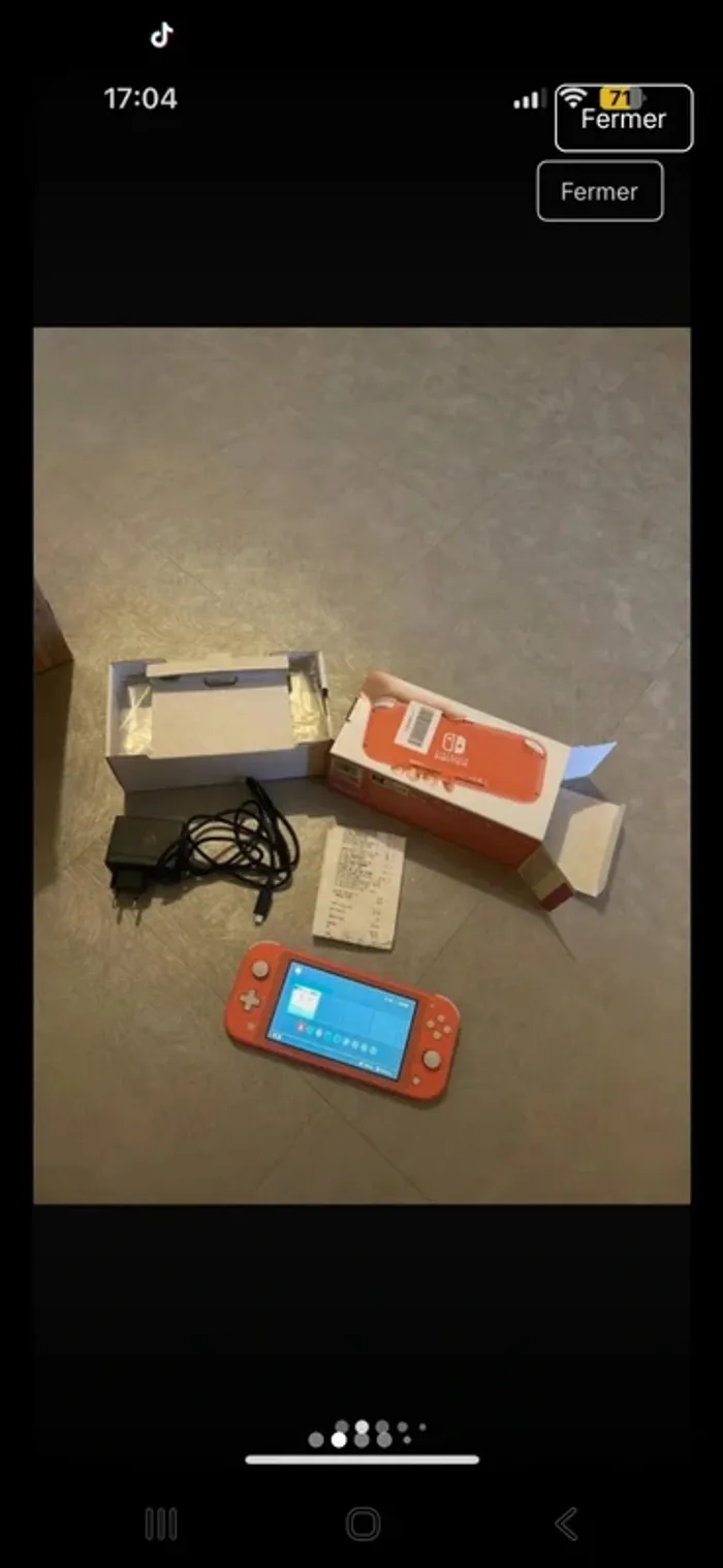 Nintendo switch lite rose encore sous garentie 2 ans - photo numéro 3