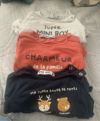 TEE shirts manche longue 9 mois