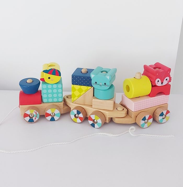 Train en bois à empiler Janod