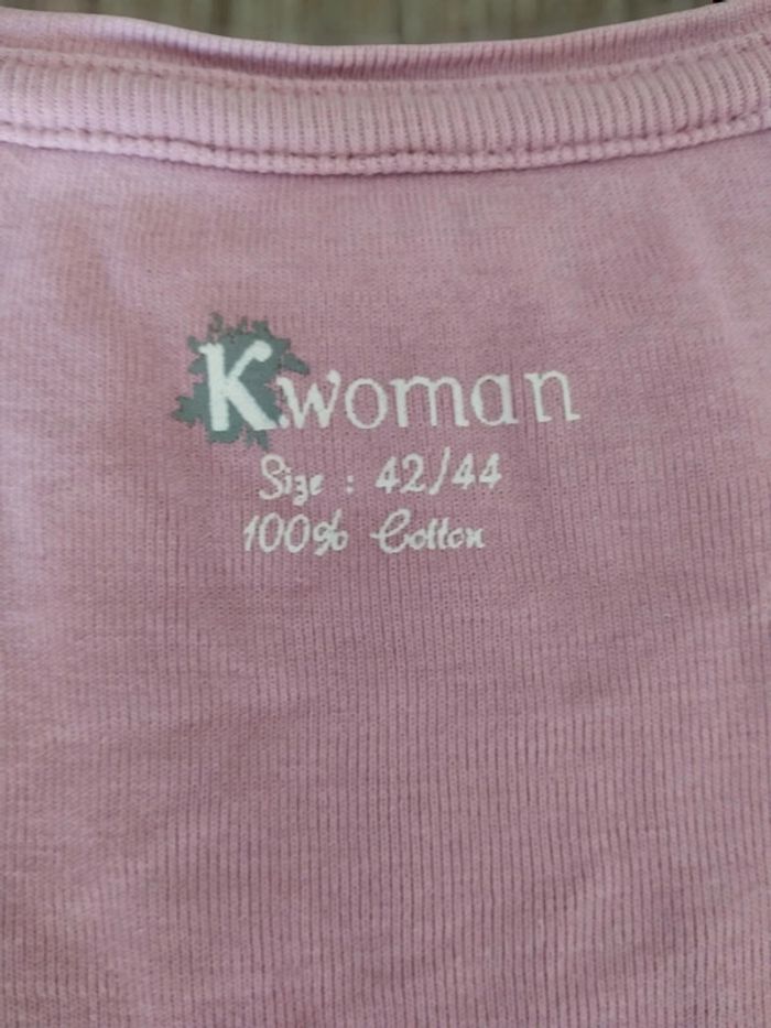 Tee shirt femme T 42/44 Kiabi - photo numéro 2