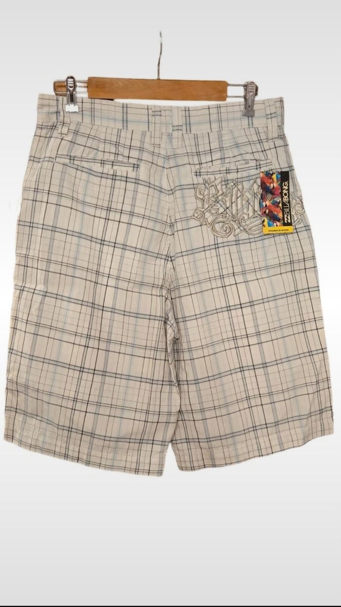 Pantacourt Billabong homme a carreaux T.40 - photo numéro 2