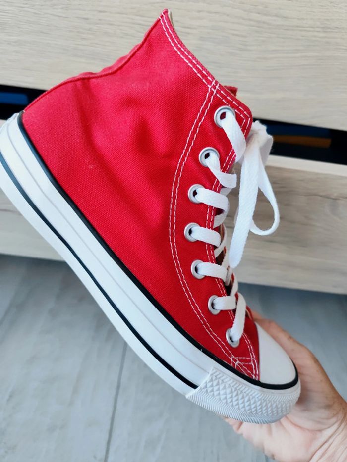 Converse montantes rouge - photo numéro 8