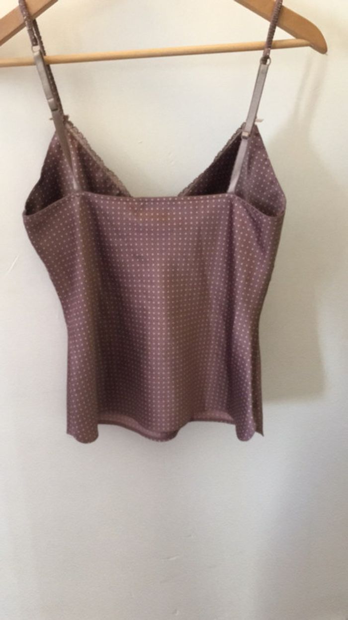 Caraco Etam à petits pois taille 40 Lila et et violet - photo numéro 5