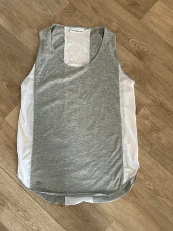 Lacoste, T-shirt, sans manches débardeur, sport femme, taille 38