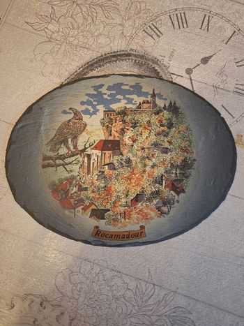Plaque ardoise ROCAMADOUR