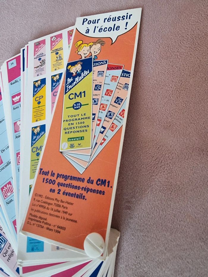 Les incollables - Tout le programme du CE2 - 8/9 ans : 1500 questions réponses éventail 1 - photo numéro 5