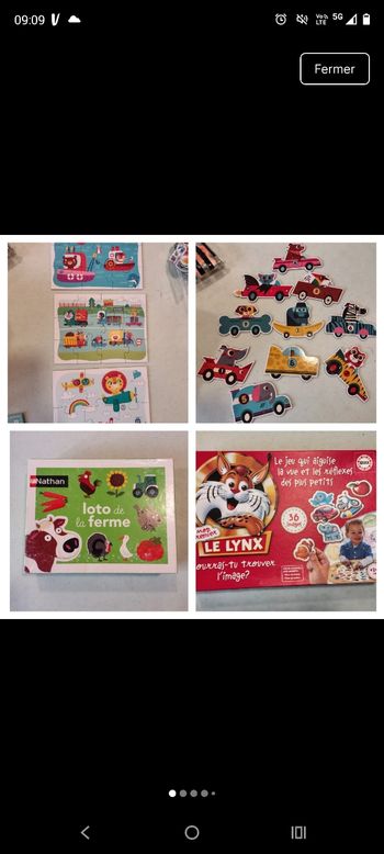 Lot jouets 