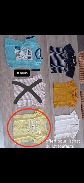 Tee shirts garçon 18 mois