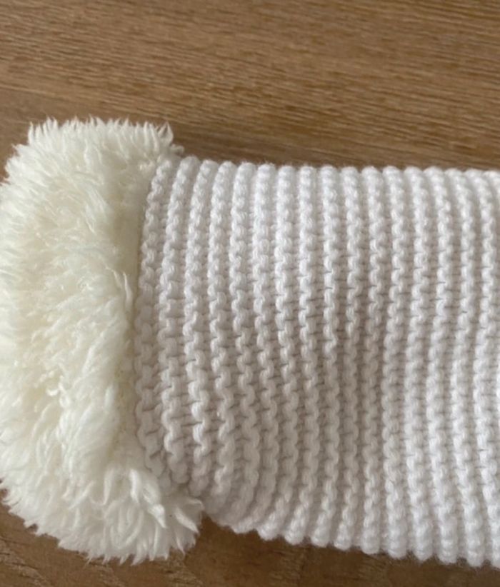 Gilets mixte Cadet Rousselle blanc   Chaud  taille  1 mois - photo numéro 3