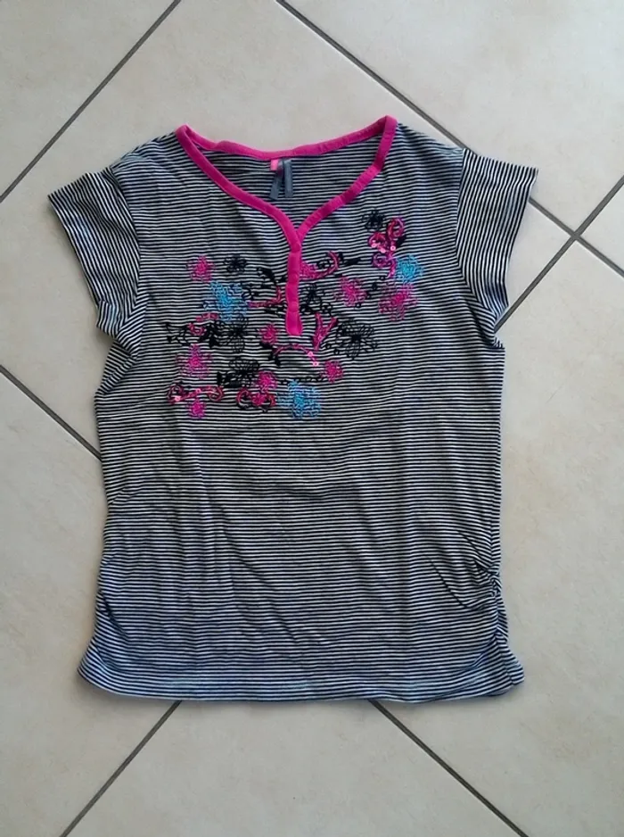 Tee shirt Orchestra rayé 10 ans