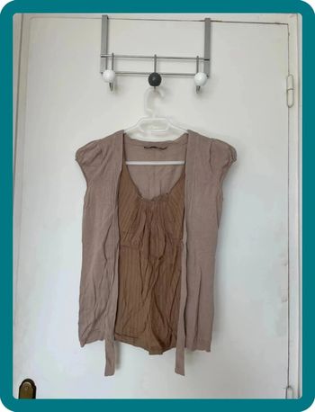 Haut marron beige