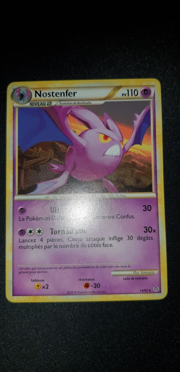 Carte pokémon Nostenfer 14/95 - photo numéro 2