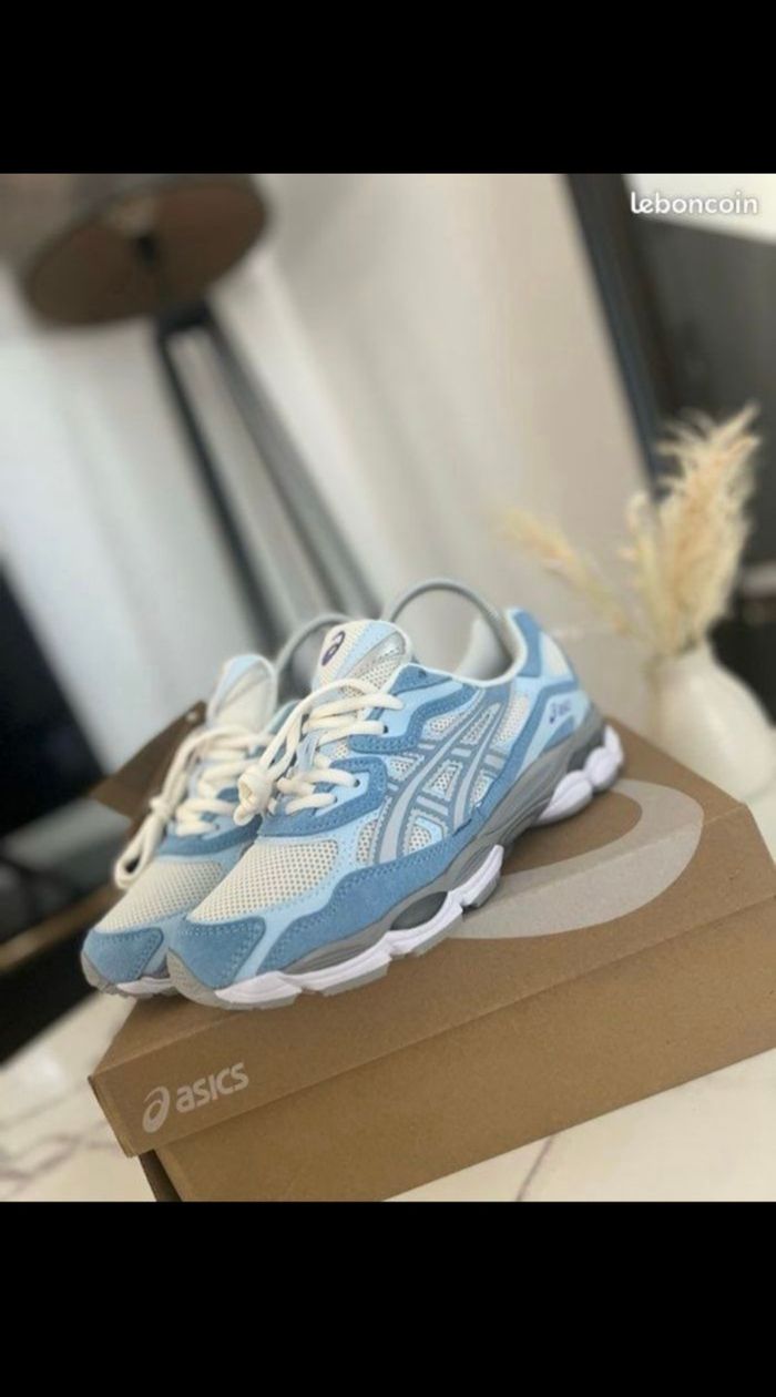 Asics gel nyc arctic bleu blanche 40 - photo numéro 2
