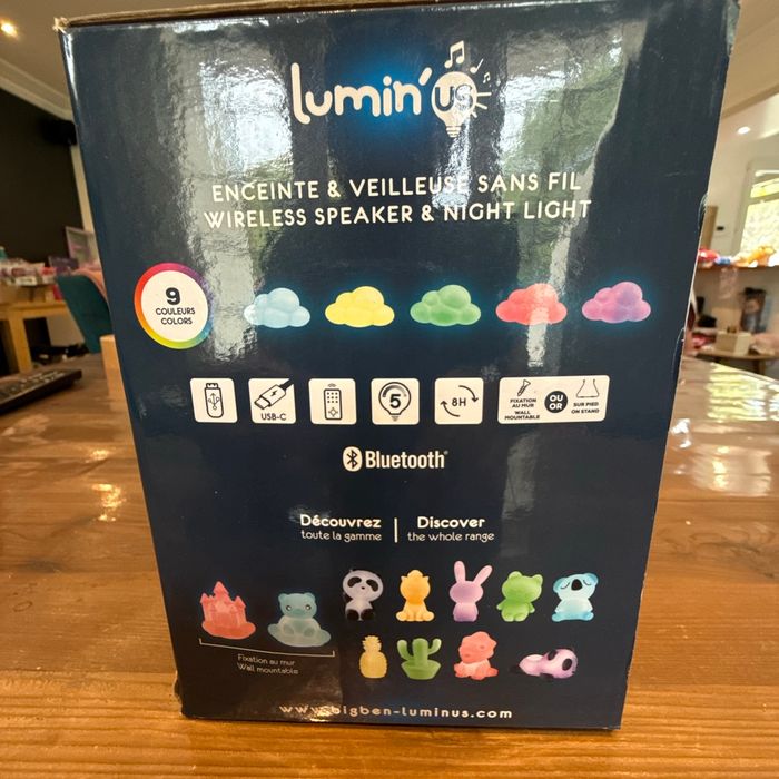 Enceinte et veilleuse sans fil nuage en Bluetooth lumin’US - photo numéro 5