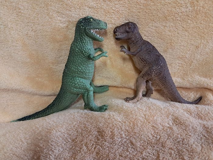 Lot de 2 tyrannosaures