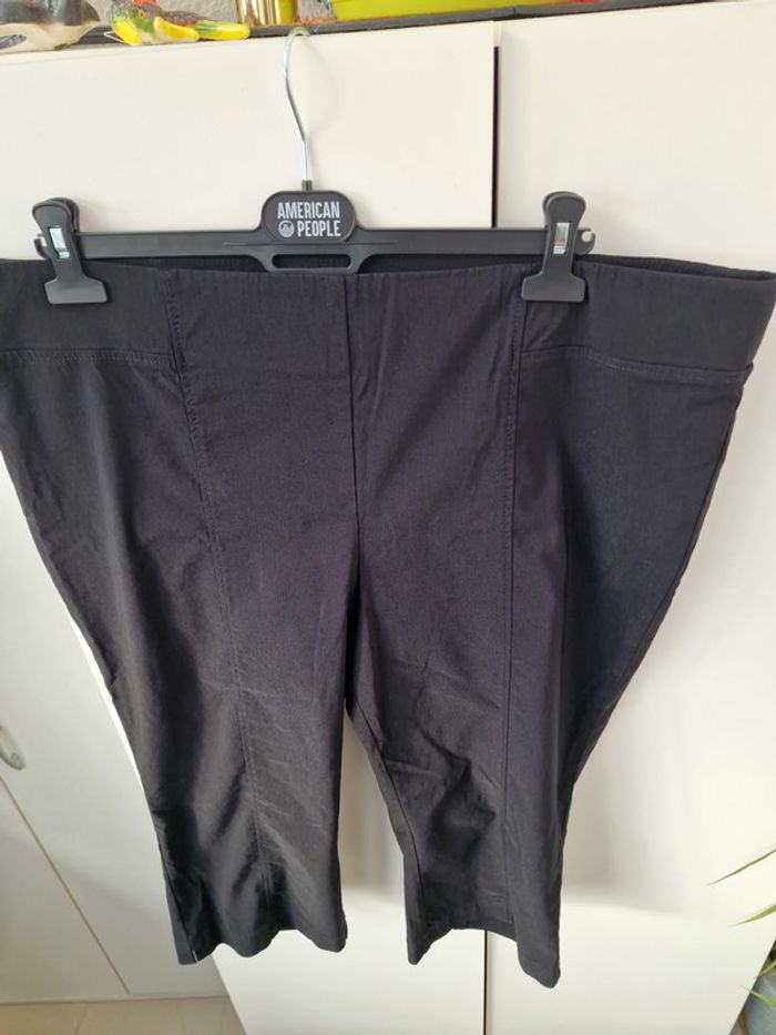Pantalon 3/4 Stretch Noir - photo numéro 2